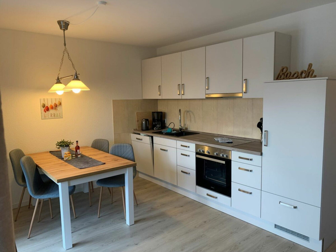Private kitchen, Holiday Home Fischers Hutte, Apartment Hering, Schleswig-Flensburg
