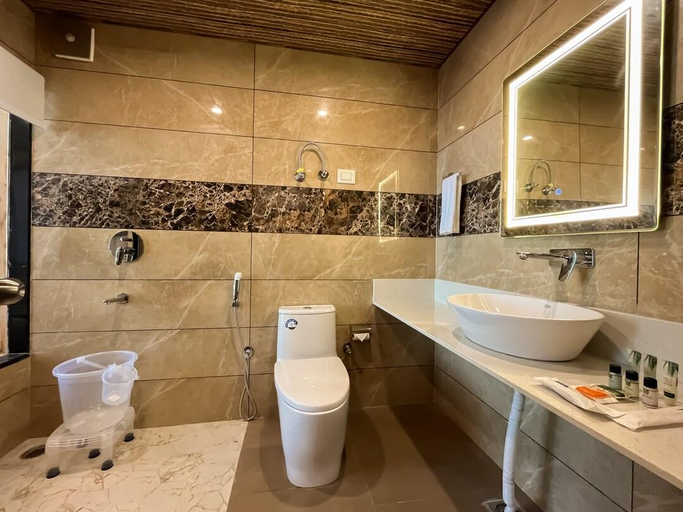 Bathroom, Touch Wood Inn, Kullu