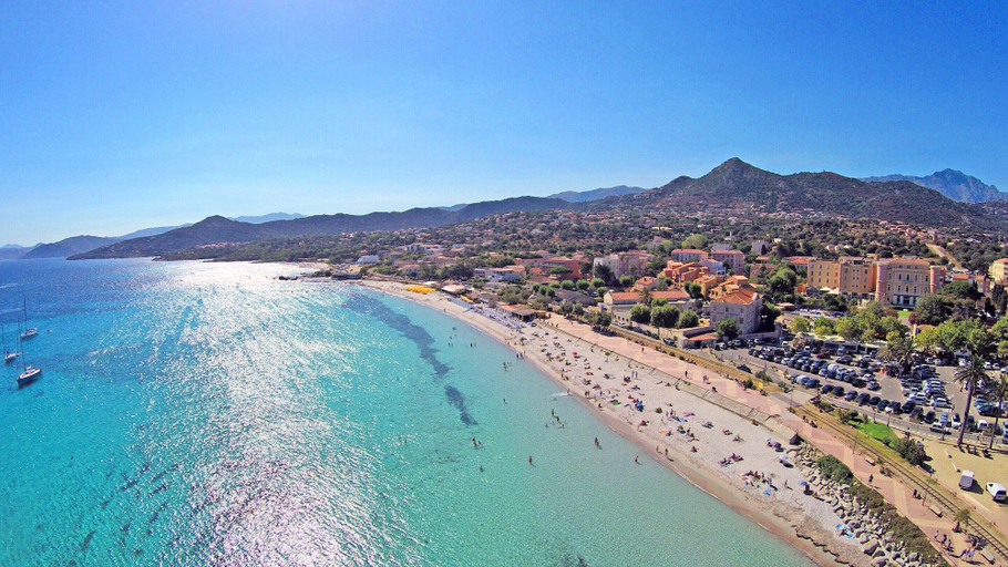 View from property 2, Chic Romantic Getaway in L'ile Rousse, Haute-Corse