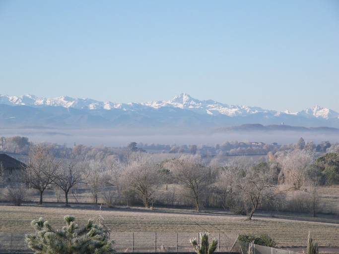 View from property 2, Very Spacious and Luxurious Holiday Home on Quiet Estate With Pool, Hautes-Pyrénées