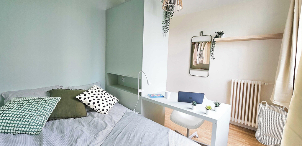 Room 4, Cozy Room in a Friendly Shared Flat - Lyon 8th, Rhône
