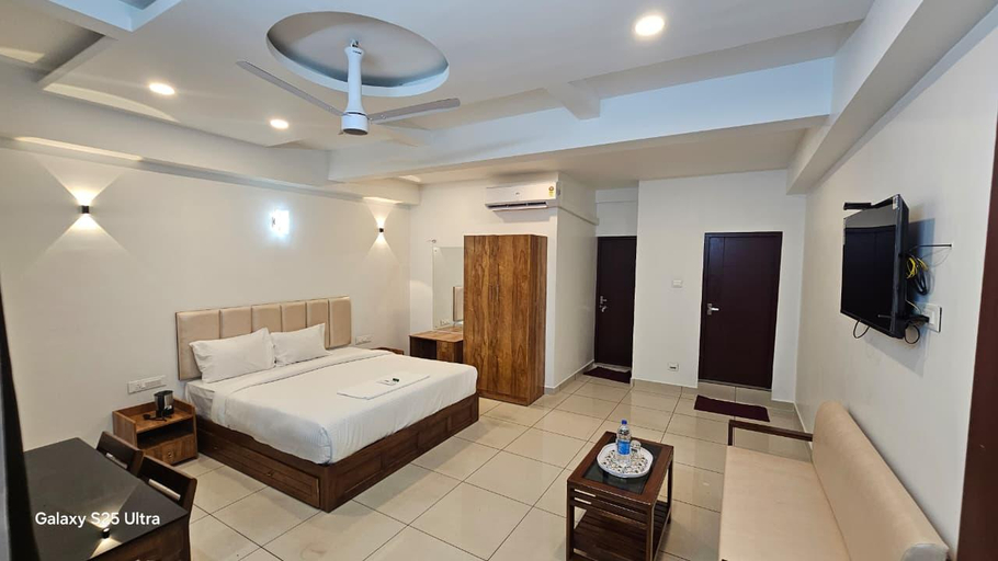 Bedroom 3, Sky Residency, Thrissur