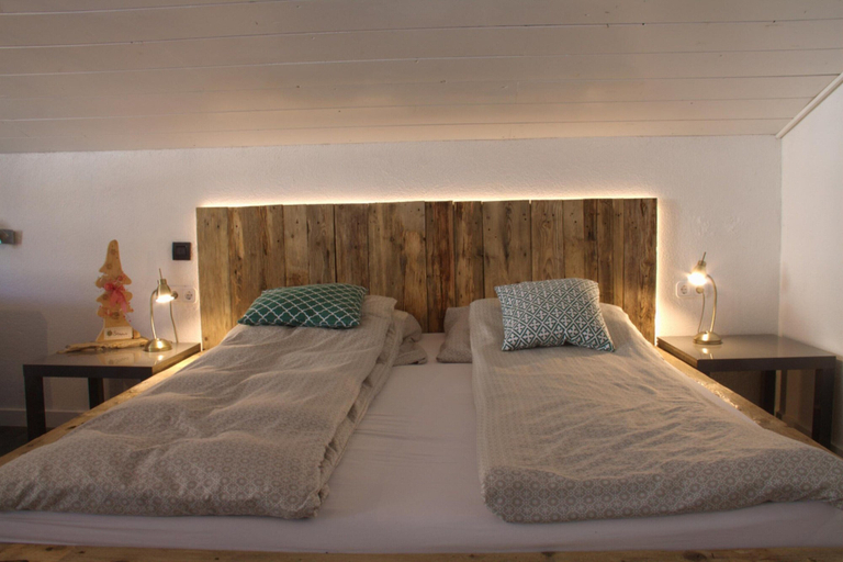 Bedroom 3, Apartment With a Shared Sauna in Bichlbach, Reutte