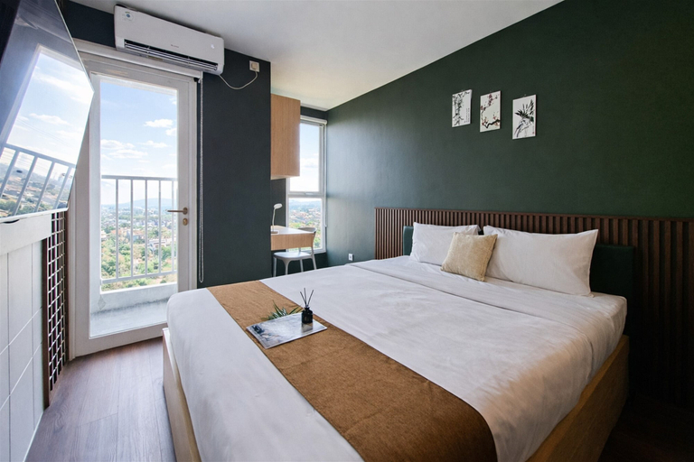 Interior 2, Green Urban Style Studio Room At Apartment Sudimara Forestwalk, Tangerang Selatan