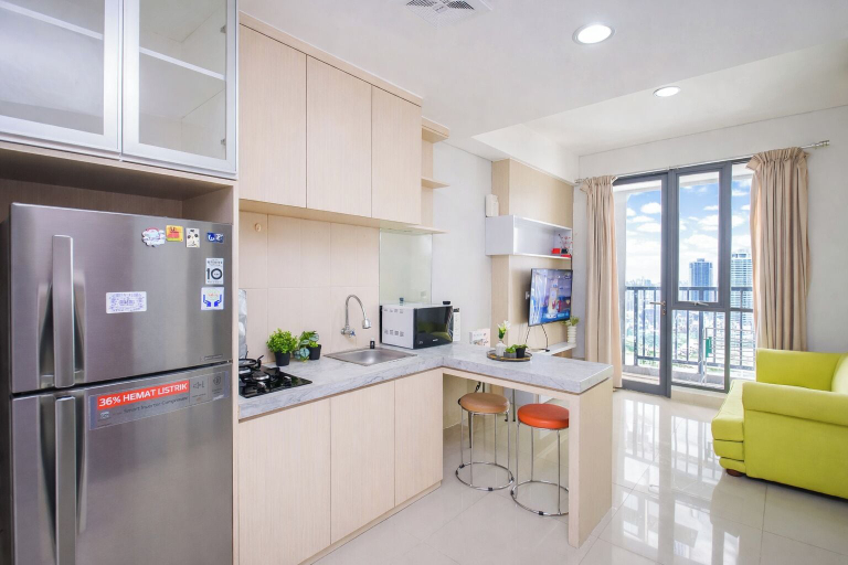 Private kitchen 3, Cozy And Restful Stay In 2Br At Apartment Royal Olive Residence, Jakarta Selatan