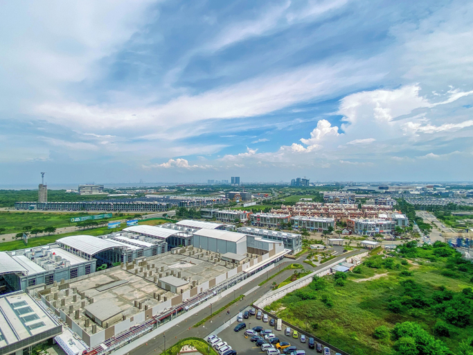 City view, Practical Studio For 2 Pax At Tokyo Riverside Pik 2 Apartment Near Nice, Tangerang