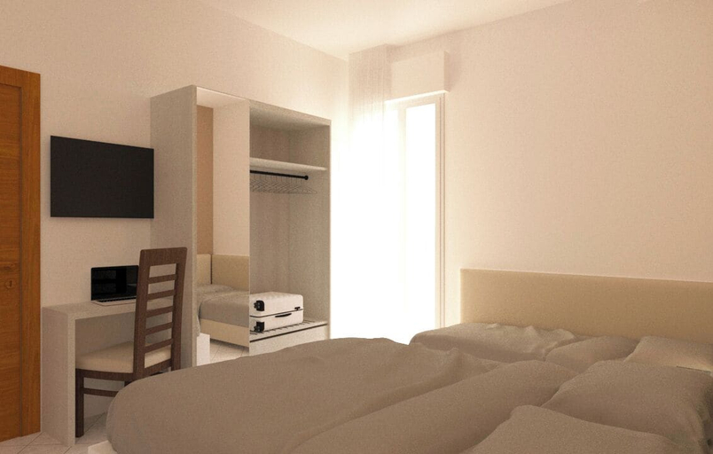 Bedroom 3, Hotel Mizar, Rimini