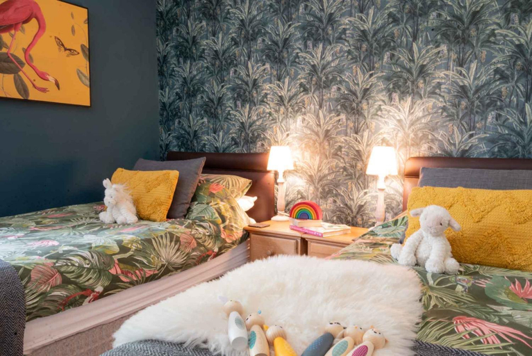 Bedroom 2, Lower Trengale Farm Holiday Cottages, Cornwall