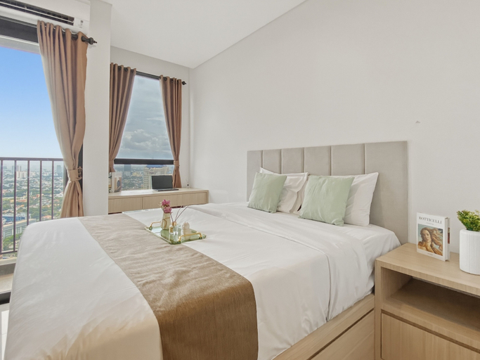 Interior 2, Homey Wooden Touch Studio At Apartment Ciputra World 2, Jakarta Pusat