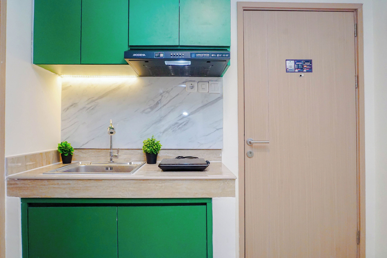 Interior 2, Compact And Comfy 2Br At Meikarta Apartment, Cikarang