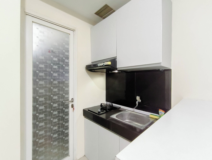 Private kitchen, Bright And Simple 2Br Apartment At Parahyangan Residence, Bandung
