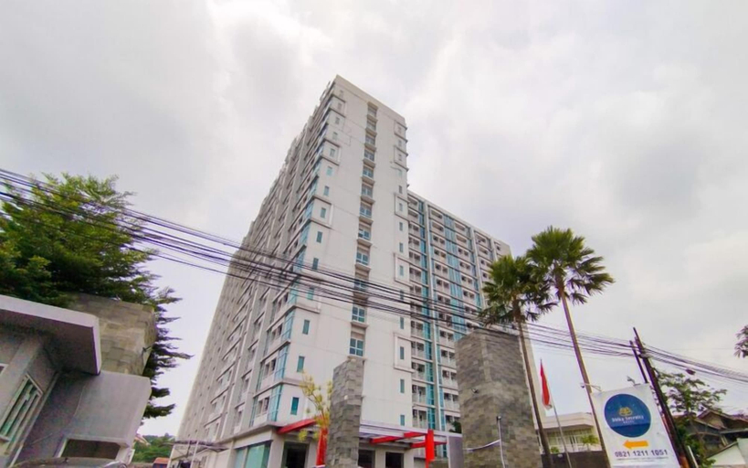 Exterior 3, Comfortable Gray Studio Room At Apartment Taman Melati Jatinangor, Sumedang