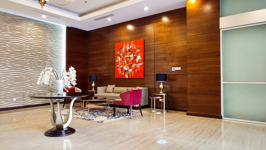 Lobby, Classic Red Studio At Nifarro Park Apartment, South Jakarta