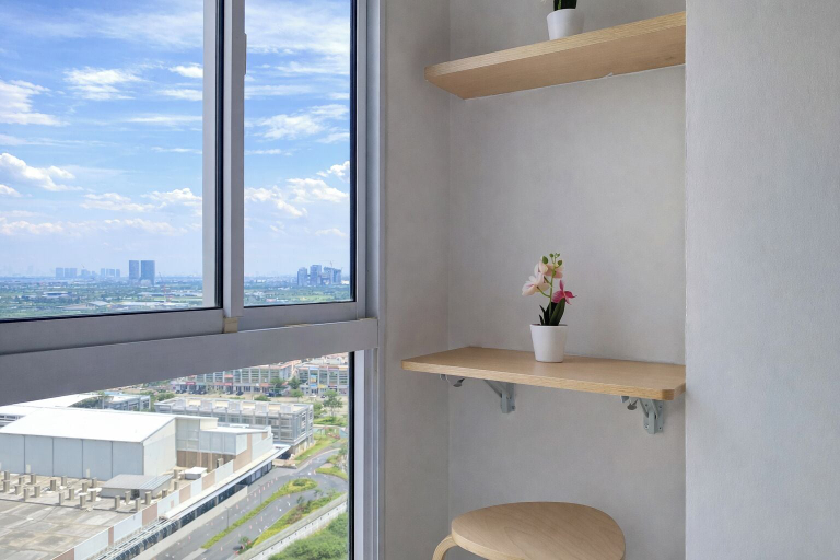 Room 5, Practical Studio For 2 Pax At Tokyo Riverside Pik 2 Apartment Near Nice, Tangerang