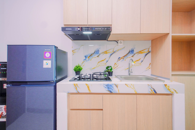 Private kitchen, Comfy Studio For 2 Pax At B Residence Grogol, West Jakarta
