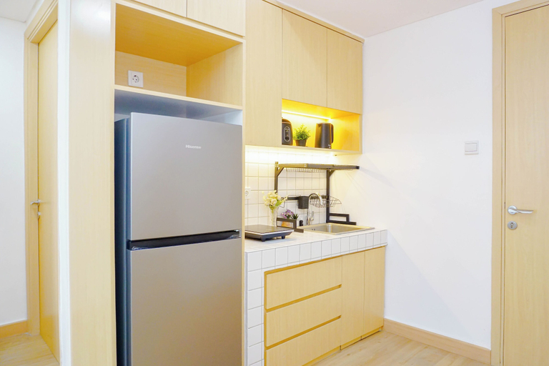 Interior 2, Compact Wooden Accents 3Br At Pollux Chadstone Apartment, Cikarang