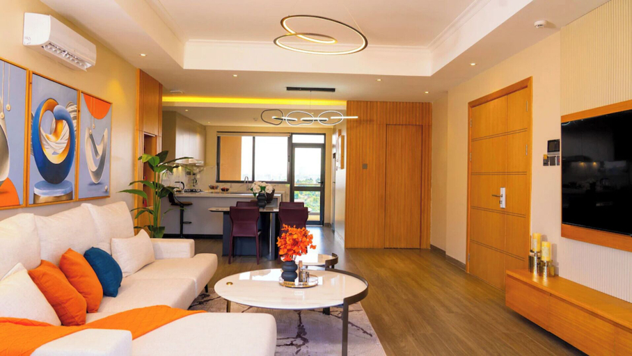 Living area 5, Apartments at Abrish by Karibu Stays, Kampala