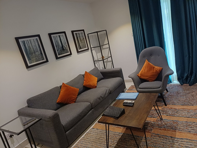 Living area 2, Blue Luxury Apartments, Accra