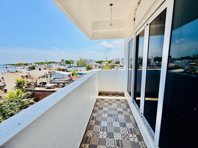 Balcony/terrace, Villa Govindaraj, Puducherry