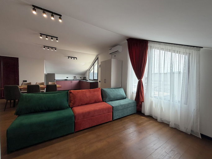 Living area 2, Apartment With Terrace, Tbilisi