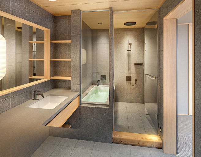 Bathroom 3, Hilton Grand Vacations Club Tradimo Kyoto Gojo, Kyoto