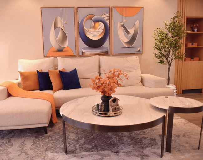 Living area 4, Apartments at Abrish by Karibu Stays, Kampala