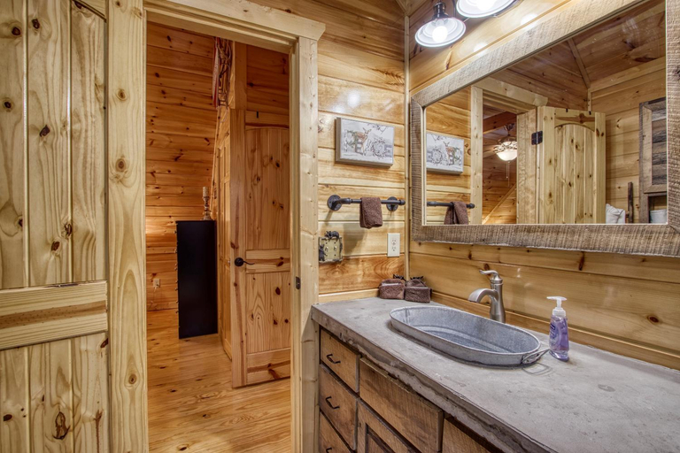 Bathroom 3, Christmas Bear, Sevier
