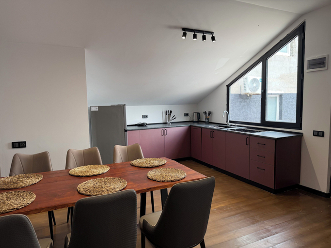 Private kitchen 5, Apartment With Terrace, Tbilisi