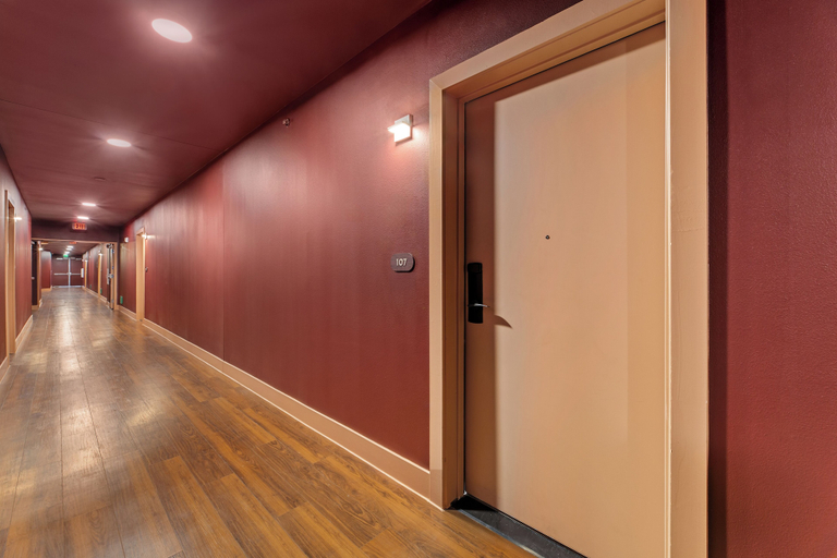Hallway 2, The Code Hotel, Travis