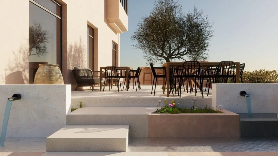 Outdoor dining, Aetheria Boutique Hotel & Spa, Attica