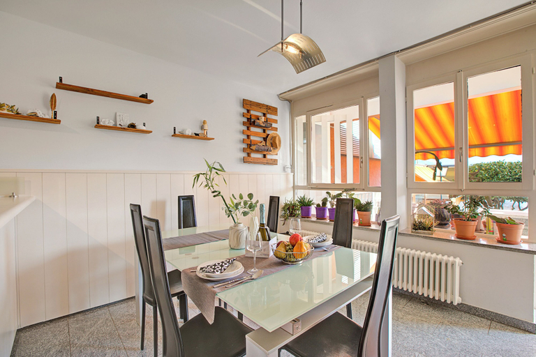 Dining 3, Casa Tecitt With Shared Pool in Val Resa, Locarno