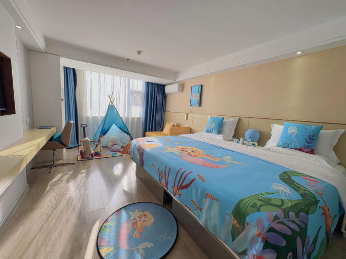 Bedroom 2, Yeste Hotel Hezhou Government Plaza, Hezhou