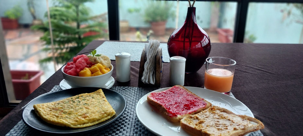 Breakfast meal, Jaipur The Lodge B&B, Jaipur