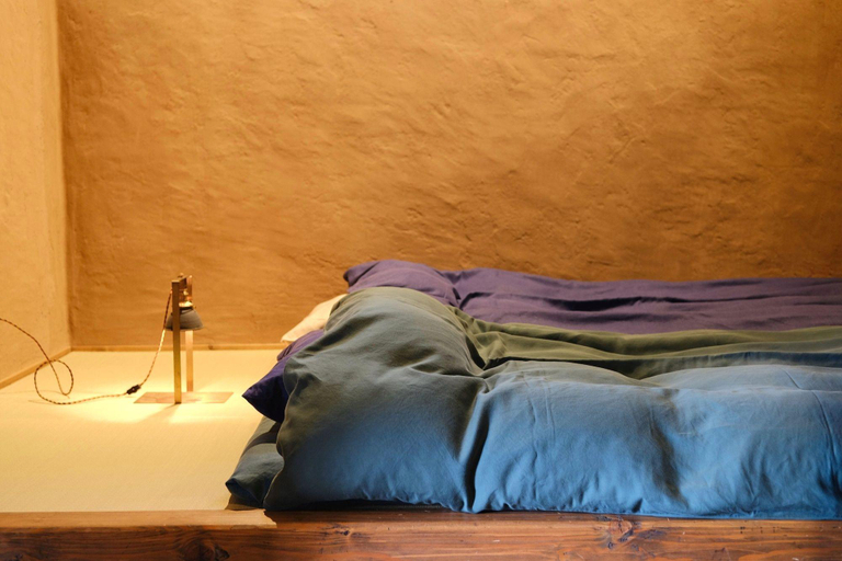 Bedroom, A ryokan limited to one group per day, Ryokan Tsuchi to Ito, Omi
