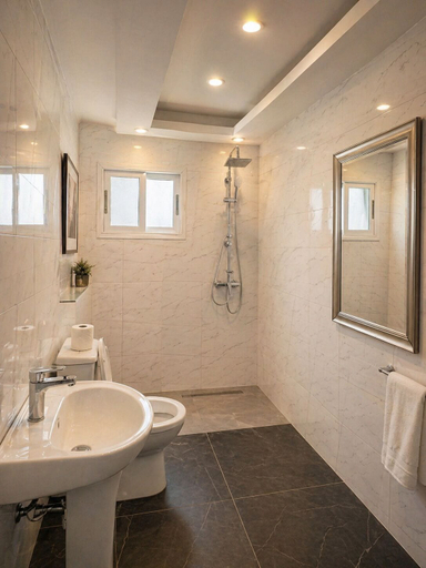 Bathroom 4, Les Mamelles Dakar Hotel, Dakar