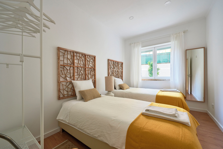 Room 3, Belem Light Filled Apt With Patio, By Timecooler, Lisbon