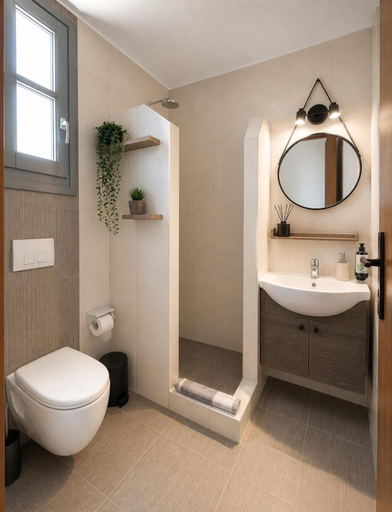 Bathroom 4, Mare Nostrum Santo, South Aegean
