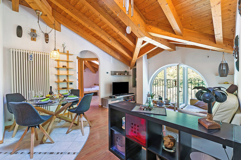Dining, Torbole On the Moon Apartment Near Beach, Trento
