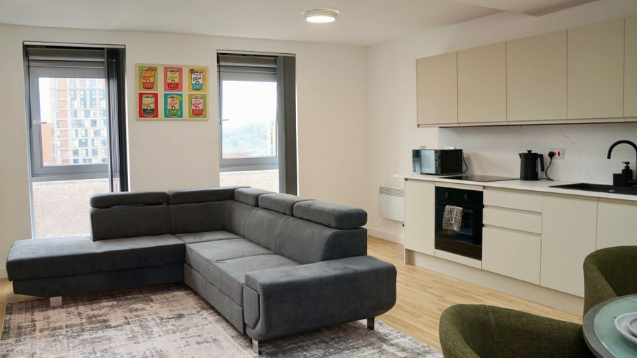 Living area 2, Belgravia House, Sheffield