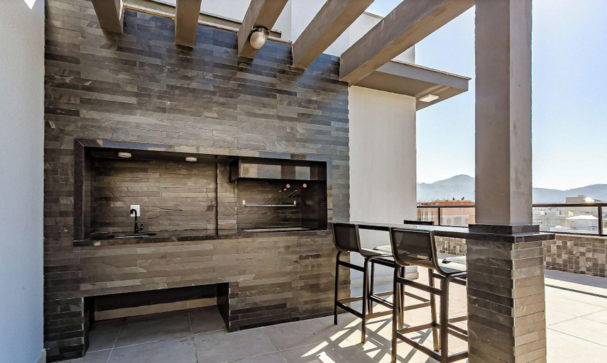 Terrace/patio, Estadia em prédio com piscina a poucos passos da praia em Florianópolis - STIs, Florianopolis