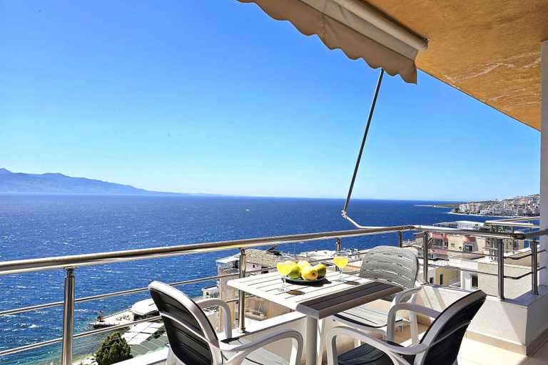 Outdoor dining 3, Panorama View Apartment In Saranda - 271, Sarandës