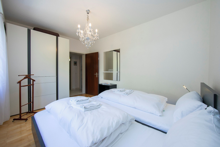 Bedroom 3, Casa Monti Belvedere With Pool + Terrace Dining, Locarno