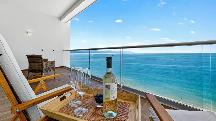 View from property 2, Beachfront 2BR - Pools & Balcony Views, Puerto Vallarta