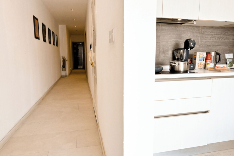 Private kitchen, A Sunny Seaview In Central Sliema