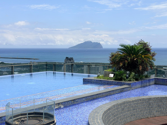 Sport & Beauty 4, Yilan Toucheng Infinity Pool Sea View Hot Spring Quadruple Bathhouse - with Balcony, Yilan