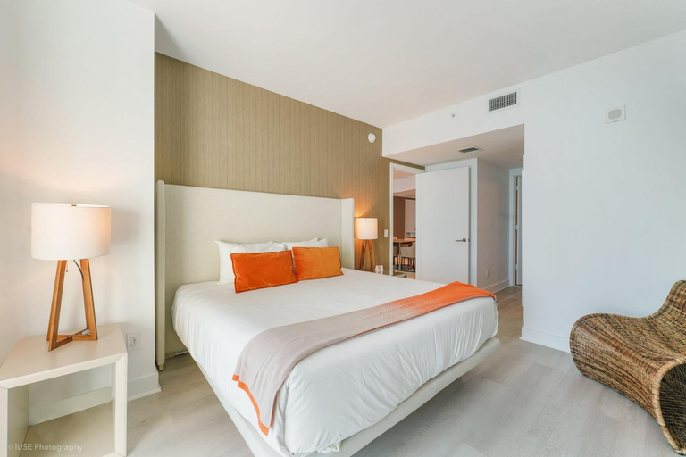 Bedroom 3, Luxury Oceanfront Condo: Pools, Beach, & Balcony, Broward