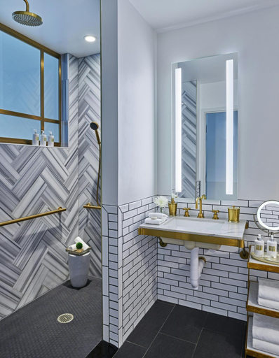 Bathroom 5, Halcyon - A Hotel in Cherry Creek, Denver