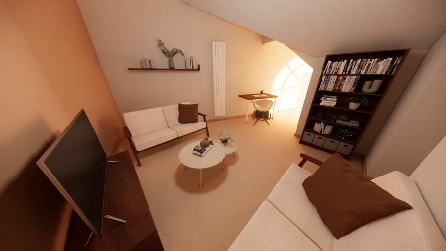Living area 3, Urban Style Appart Home Up, Ille-et-Vilaine