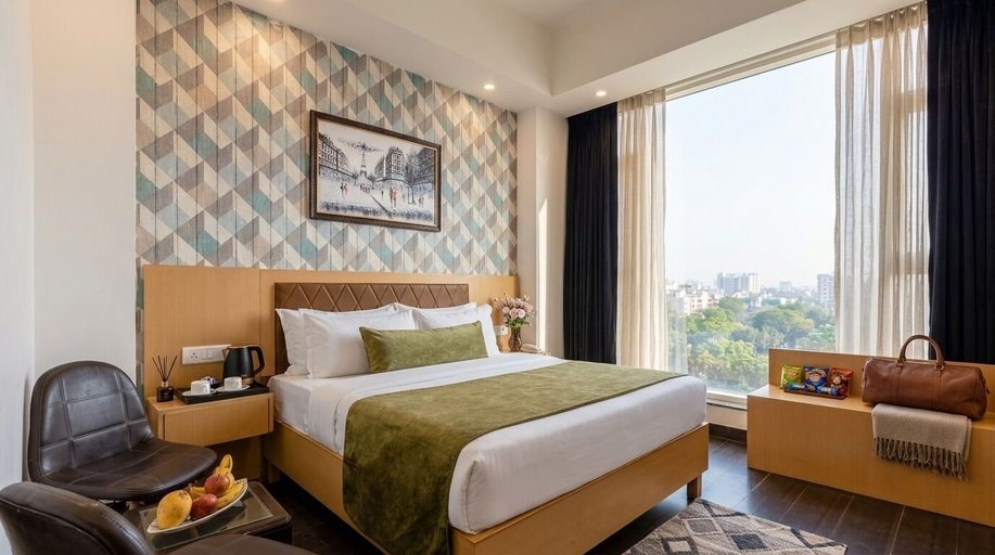 Bedroom 3, Airport Hotel Tashree, Delhi