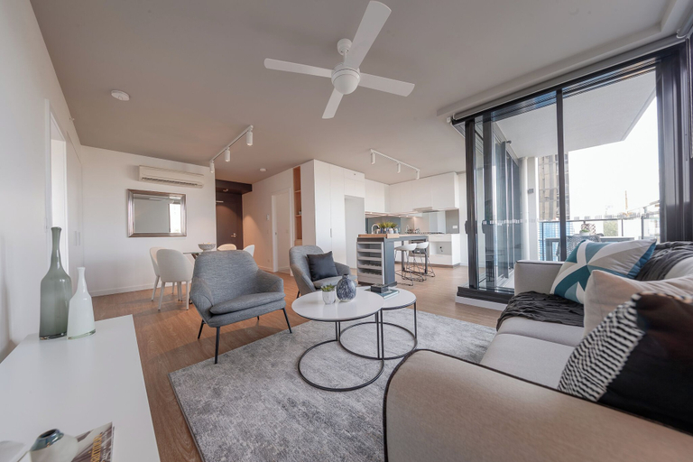 Living area 3, Kingstreet Residences, Bowen Hills